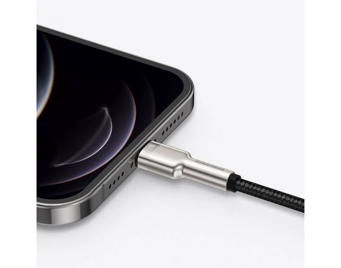 Кабел Baseus Cafule Metal Series USB-A към Lightning, 2м CALJK-B01