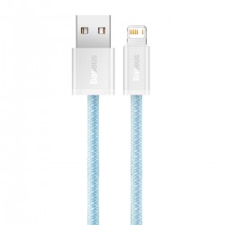 Кабел Baseus Dynamic Series USB към Lightning, 2.4A, 1м CALD000503  -  син - Разклонители, Зарядни и Кабели