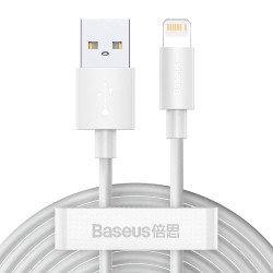Кабел Baseus Simple Wisdom TZCALZJ-02, 2 броя, USB-A, 40W - Разклонители, Зарядни и Кабели