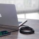 Кабел Baseus Cafule USB Type-C към Type-C Power Delivery 2.0, 100W, 20V, 5A, 2м, черен