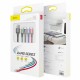 Кабел Baseus 4 в 1 USB-A към microUSB/Lightning/2xUSB Type-C, 3.5A, 1.2м, черен CA1T4-B01