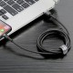 Кабел Baseus Cafule USB-А към Lightning CALKLF-CG1 2м, черен