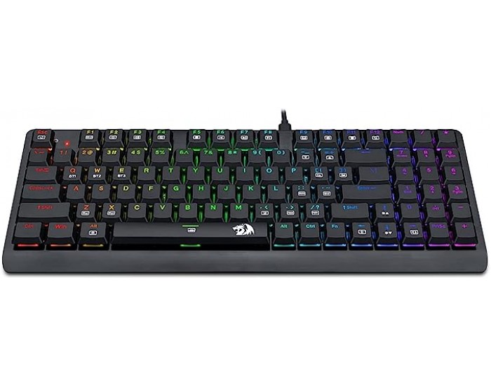 Клавиатура Redragon Dragon Warrior механична геймърска RGB K603P-KBS blue switches
