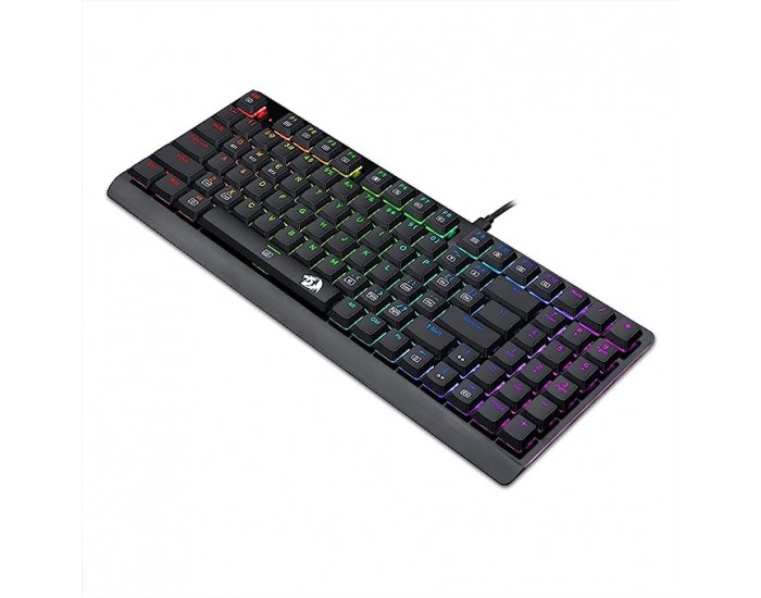 Клавиатура Redragon Dragon Warrior механична геймърска RGB K603P-KBS blue switches
