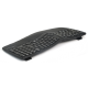Клавиатура Delux GM902 безжична/Bluetooth черна с подсветка