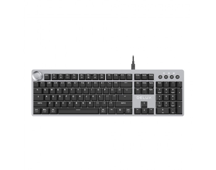 Клавиатура Delux KS100U USB Designer version механична US Layout