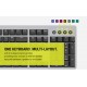 Клавиатура Delux KS100U USB Designer version механична US Layout