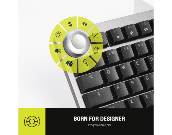 Клавиатура Delux KS100U USB Designer version механична US Layout