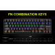Клавиатура Delux KM32 механична геймърска USB Type-C/Bluetooth v5.0 Rainbow RGB LED