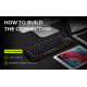 Клавиатура Delux KM32 механична геймърска USB Type-C/Bluetooth v5.0 Rainbow RGB LED