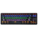 Клавиатура Delux KM32 механична геймърска USB Type-C/Bluetooth v5.0 Rainbow RGB LED