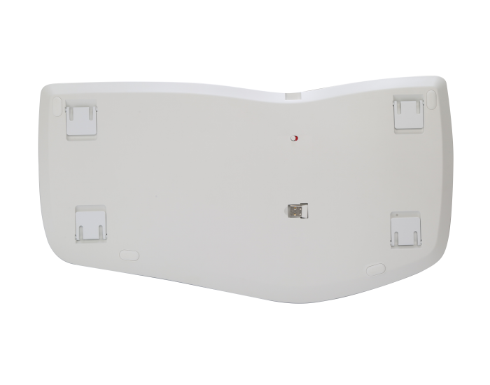 Клавиатура Delux GM902 безжична/Bluetooth бяла US Layout