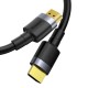 Кабел Baseus Cafule HDMI 2.0 4K 60 Hz 3D 18 Gbps CADKLF-F01 2м  - черен