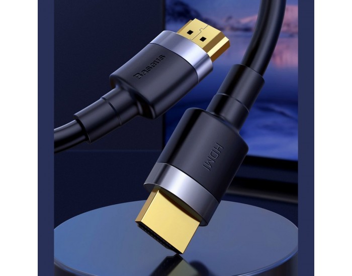 Кабел Baseus Cafule HDMI 2.0 4K 60 Hz 3D 18 Gbps CADKLF-F01 2м  - черен