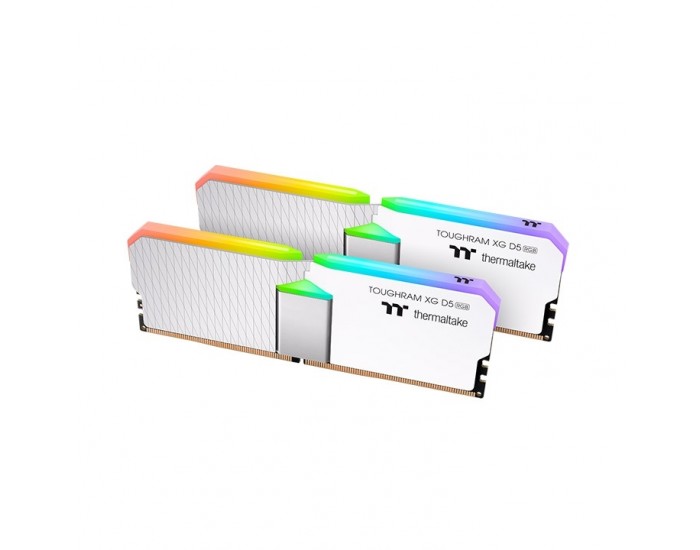 Памет Thermaltake TOUGHRAM XG RGB 32GB (2x16GB) DDR5 8000MHz U-DIMM White Памет Thermaltake TOUGHRAM XG RGB 32GB (2x16GB) DDR5 8000MHz U-DIMM White
