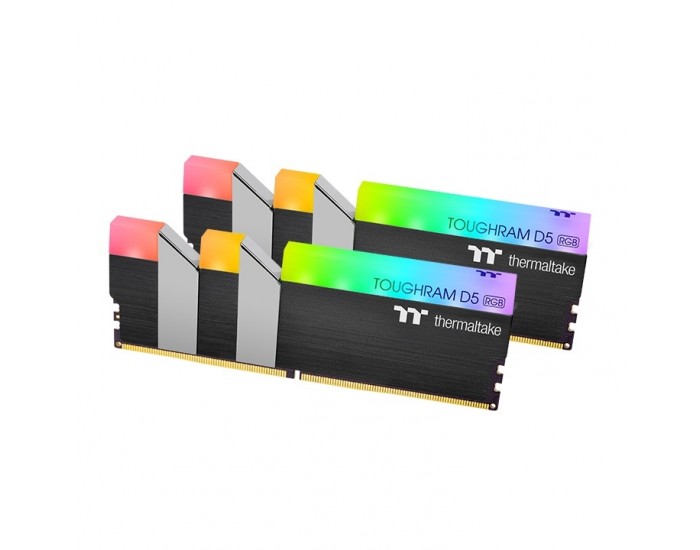 Памет Thermaltake TOUGHRAM RGB 32GB (2x16GB) DDR5 6400MHz U-DIMM Black Памет Thermaltake TOUGHRAM RGB 32GB (2x16GB) DDR5 6400MHz U-DIMM Black