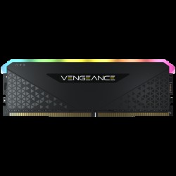 Corsair DDR4, 3200MHz 16GB 1x16GB Dimm, Unbuffered, 16-20-20-38, XMP 2.0, Vengeance RGB RS, RGB LED, Black PCB, 1.35V, for AMD Ryzen & Intel - Компютърни Компоненти