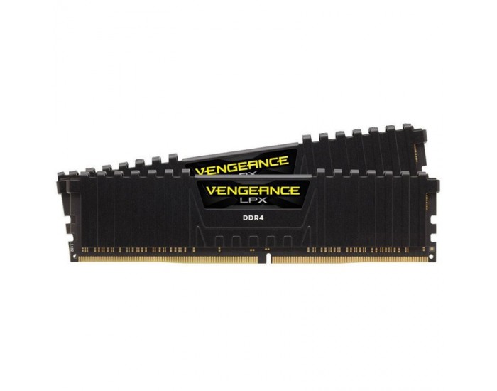 Corsair 16GB (2 x 8GB) DDR4 DRAM 3600MHz C18-22-22-42 Vengeance LPX Memory Kit - Black