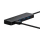 USB хъб Baseus 4 в 1 UltraJoy Lite USB-А към USB 3.0, 15 см B0005280B111-00 - черен