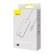 USB хъб Baseus WKQX030301 USB-C Lite Series 5в1, мултифункционален, 25см, черен