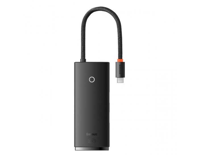 USB хъб Baseus WKQX050001 Type-C Lite Series 6 в 1, мултифункционален, черен