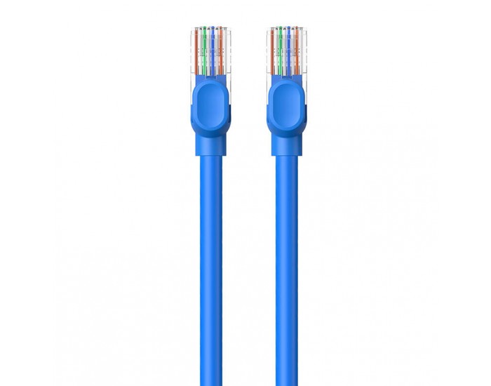Мрежов кръгъл кабел Baseus RJ45, Cat.6, 0,5 м B00133204311-00 - син