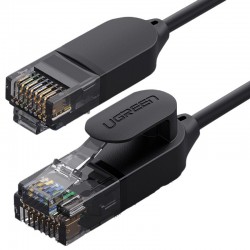 Мрежов кабел Ugreen 70653 Ethernet patchcord RJ45 Cat 6A UTP 1000Mbps 3м - черен - Офис