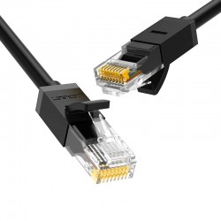 Мрежов кабел Ugreen 20161 Ethernet patchcord RJ45 Cat 6 UTP 1000Mbps 3м - черен - Офис