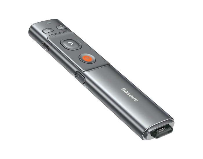 Безжична лазерна показалка Baseus WKCD000013 LaserCharging version сива