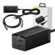 Зарядно устройство Baseus GaN5 Pro HUB HDMI 2 x USB-C / USB-A / HDMI 4K 30Hz 1.5м + USB-C кабел - USB-C 100W 40Gb/s USB4 1м CCGP110201 - черно