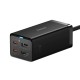 Зарядно устройство Baseus GaN5 Pro HUB HDMI 2 x USB-C / USB-A / HDMI 4K 30Hz 1.5м + USB-C кабел - USB-C 100W 40Gb/s USB4 1м CCGP110201 - черно