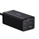Зарядно устройство Baseus GaN5 Pro HUB HDMI 2 x USB-C / USB-A / HDMI 4K 30Hz 1.5м + USB-C кабел - USB-C 100W 40Gb/s USB4 1м CCGP110201 - черно