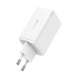 Зарядно устройство Baseus GAN6 Pro, 2xUSB-C + 2xUSB, 65W P10162701213-00 - бяло - Офис