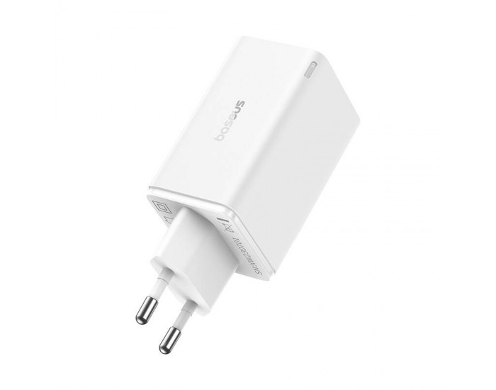 Зарядно устройство Baseus GAN6 Pro, 2xUSB-C + 2xUSB, 65W P10162701213-00 - бяло