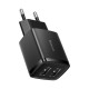 Зарядно устройство Baseus, 2x USB, 10,5 W CCXJ010201 - черно