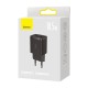 Зарядно устройство Baseus, 2x USB, 10,5 W CCXJ010201 - черно