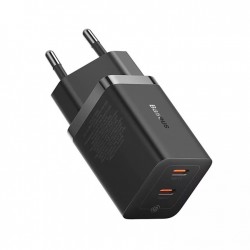 Зарядно устройство Baseus GaN5 Pro 2xUSB-C 40W CCGP180101 - черно - Офис