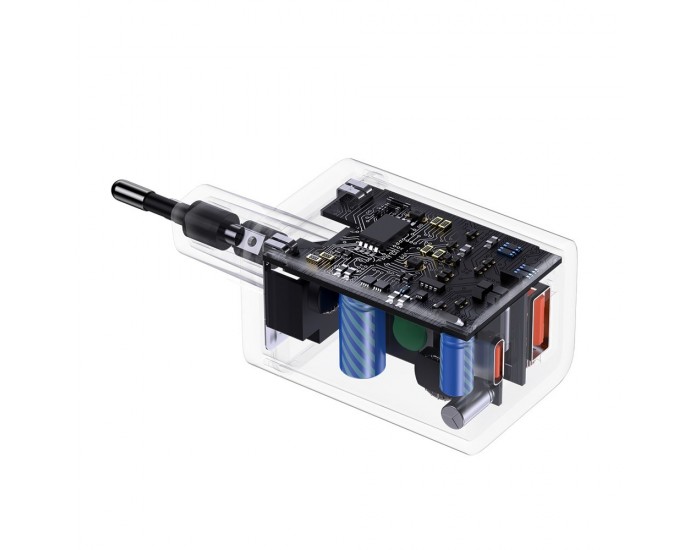 Зарядно устройство Baseus Super Pro USB-A към USB-C 30W CCSUPP-E01 - черно