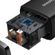 Зарядно устройство Baseus USB към USB Type C 20W 3A Quick Charge 3.0 CCXJ-B01 - черно