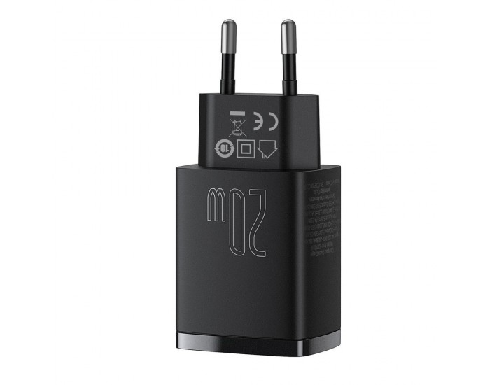 Зарядно устройство Baseus USB към USB Type C 20W 3A Quick Charge 3.0 CCXJ-B01 - черно