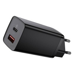 Зарядно устройство Baseus CCGAN2L-B01 GaN2 Lite Fast 65W черно - Офис