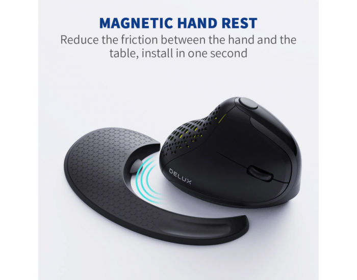 Mишка Delux M618XSD вертикална USB/безжична/Bluetooth