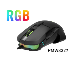 Мишка DELUX M629BU PMW3327 USB RGB - Офис