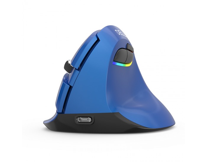 Mишка DELUX M618mini Безжична/Bluetooth вертикална