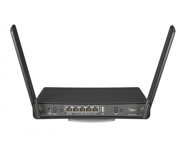2-лентов безжичен рутер Mikrotik hAP AC3 RBD53iG-5HacD2HnD