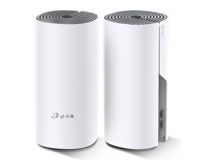 Безжична Mesh Wi-fi система TP-Link Deco E4 AC1200 (2-pack)