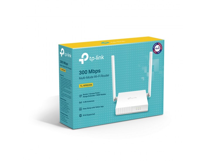Безжичен рутер TP-LINK TL-WR820N 300 Mbps