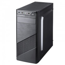 Chassis FC-F61A, ATX, 7 slots, 2 X 5.25", 3 X 3.5" H.D., 2 X 2.5", 1 x USB 3.0, 2 X USB2.0 / 2 x AUDIO /, PSU 550W 12 sm, 20+4pin, 2 x IDE, 3 x SATA, Black - Аксесоари, Кутии, Вентилатори