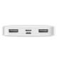 Външна батерия Baseus Bipow Digital Display 10000 mAh 15W 2 USB / USB-C PPDML-I02 - бяла
