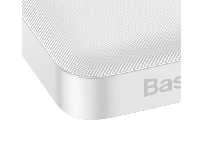 Външна батерия Baseus Bipow Digital Display 10000 mAh 15W 2 USB / USB-C PPDML-I02 - бяла